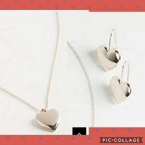 🆕💗ROSE GOLD-TONE HEART SET - NECKLACE & EARRINGS💗